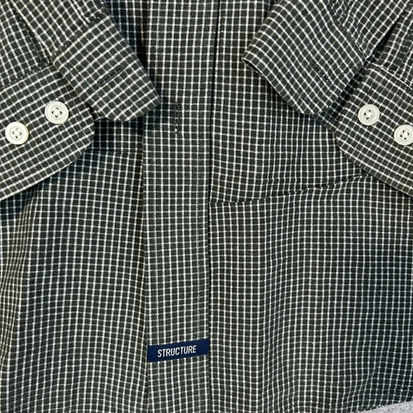Structure Green Casual Button Down Shirt - Picture 2 of 6